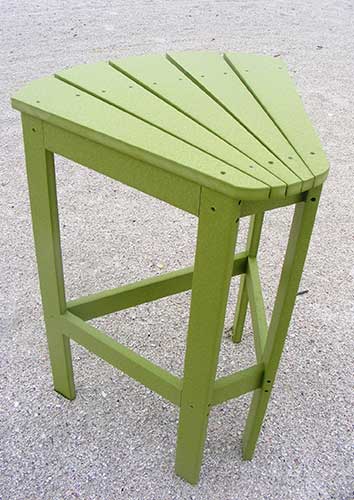 Island Time Shell Key side Table Tall
